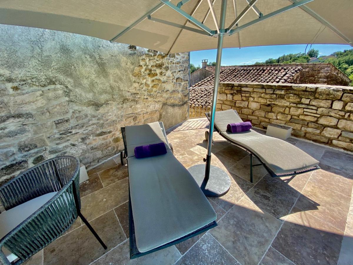 La Maison Des Vendangeurs - Table D'Hotes Le Soir Du Jeudi Au Dimanche- Jacuzzi - Balneo Spa - Acces Piscine Pour Toutes Les Chambres Sauf Studio Coquet- Piscine De Mai A Mi-Octobre Martignargues Zewnętrze zdjęcie